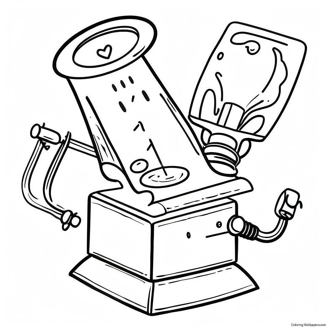 Exciting Physics Experiments Coloring Page 50485