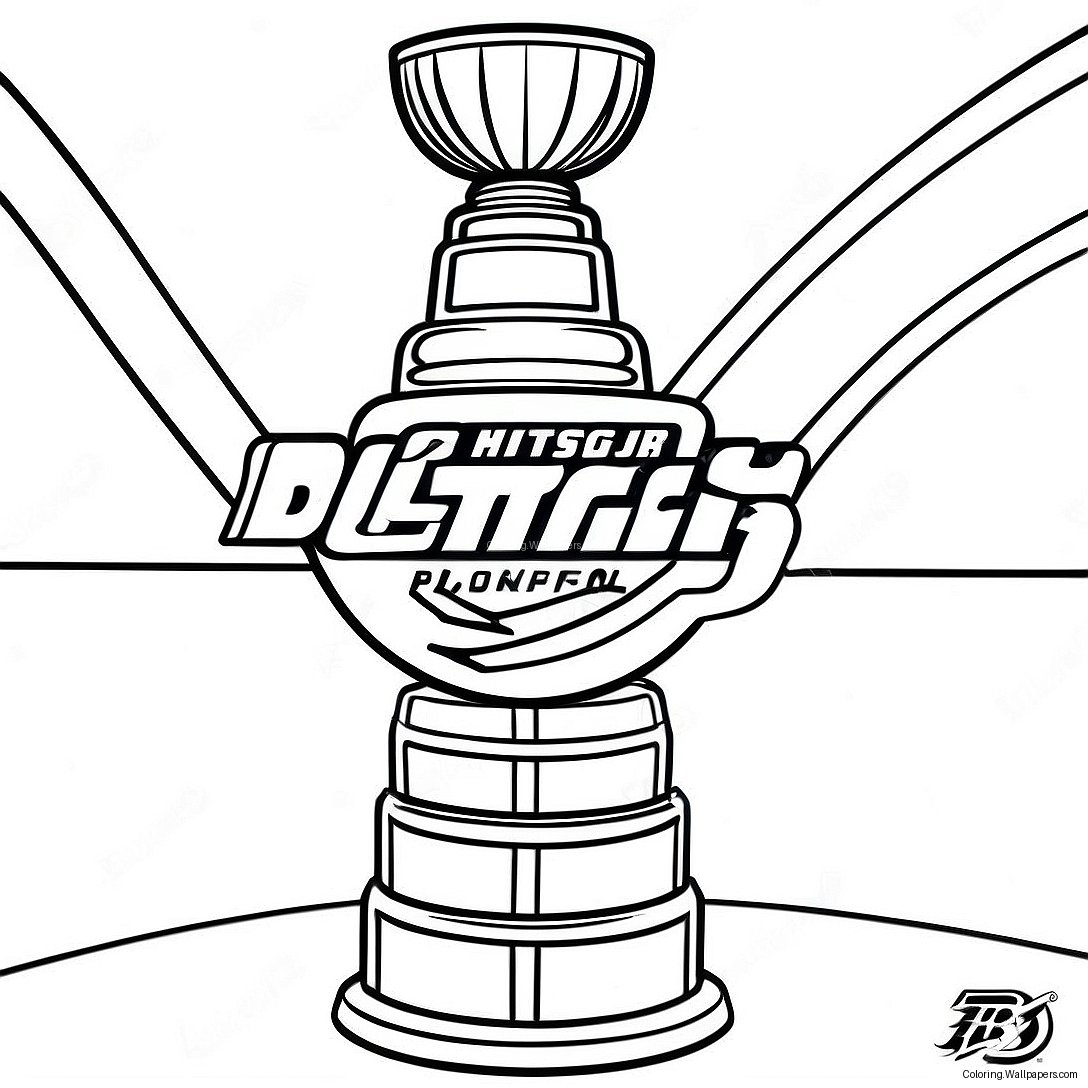 Exciting Stanley Cup Playoff Coloring Page 3825