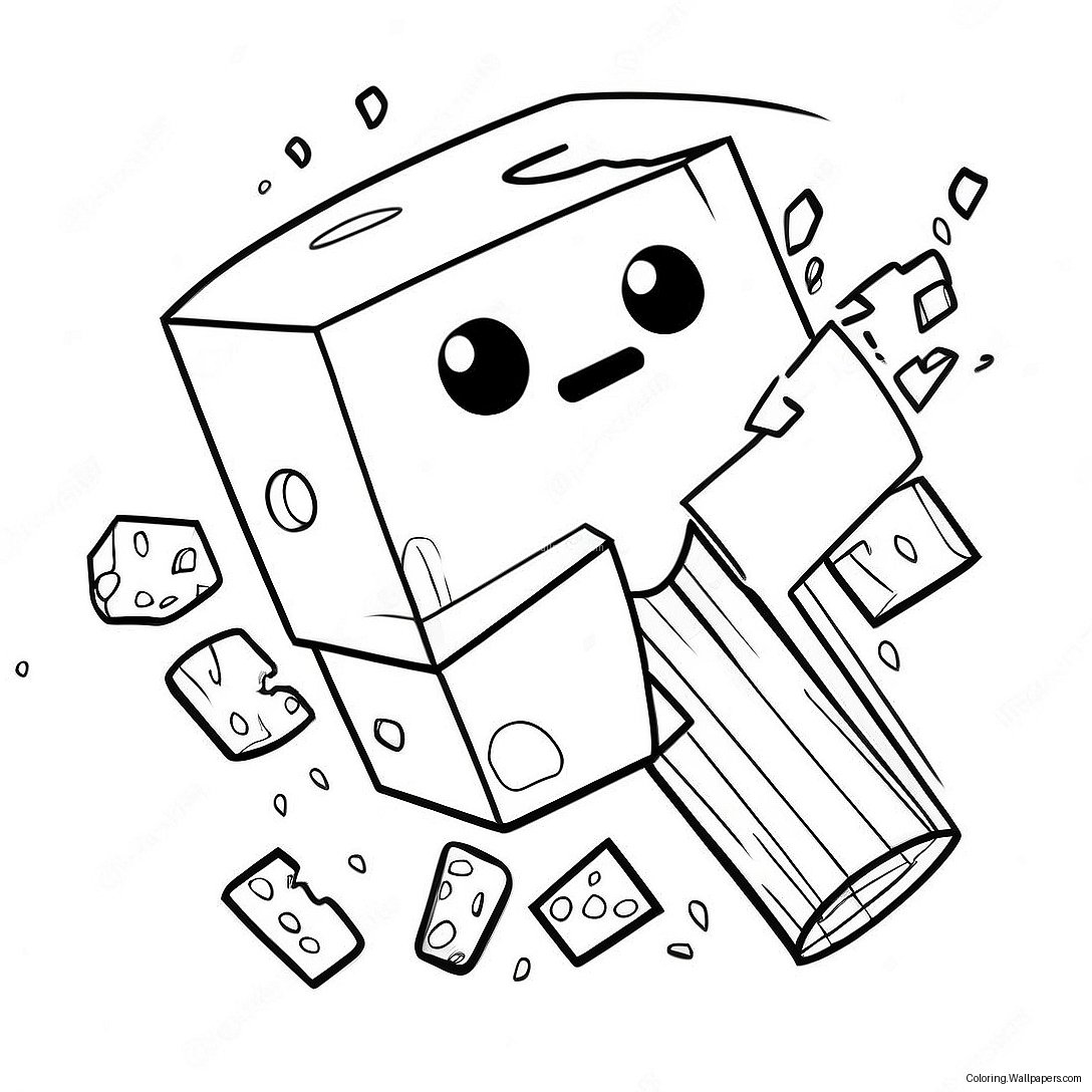 Explosive Minecraft Tnt Coloring Page 34182