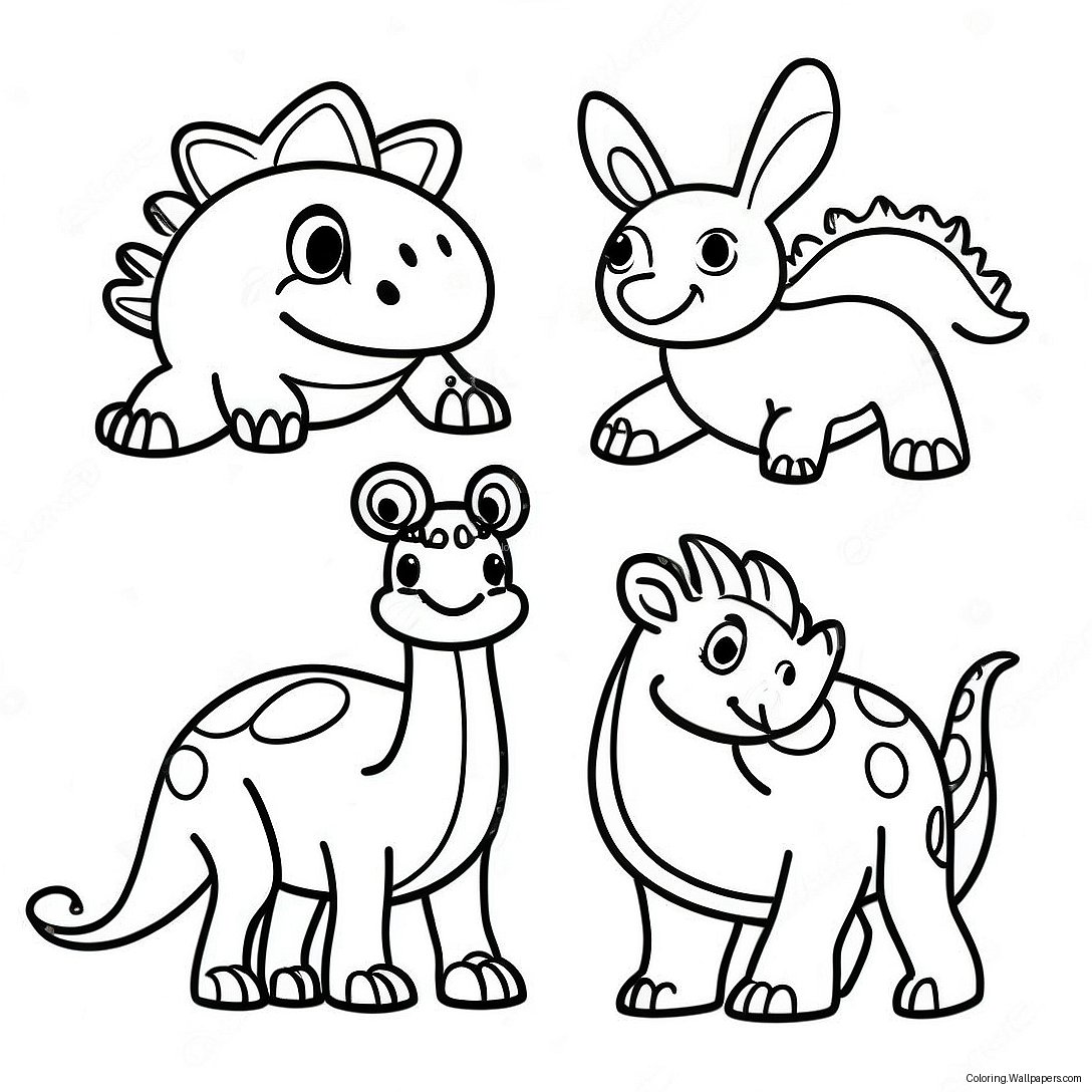 Extinct Animals Coloring Page 36776