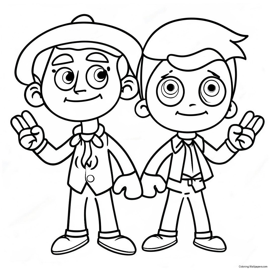 Fairly Odd Parents Coloring Page 3744