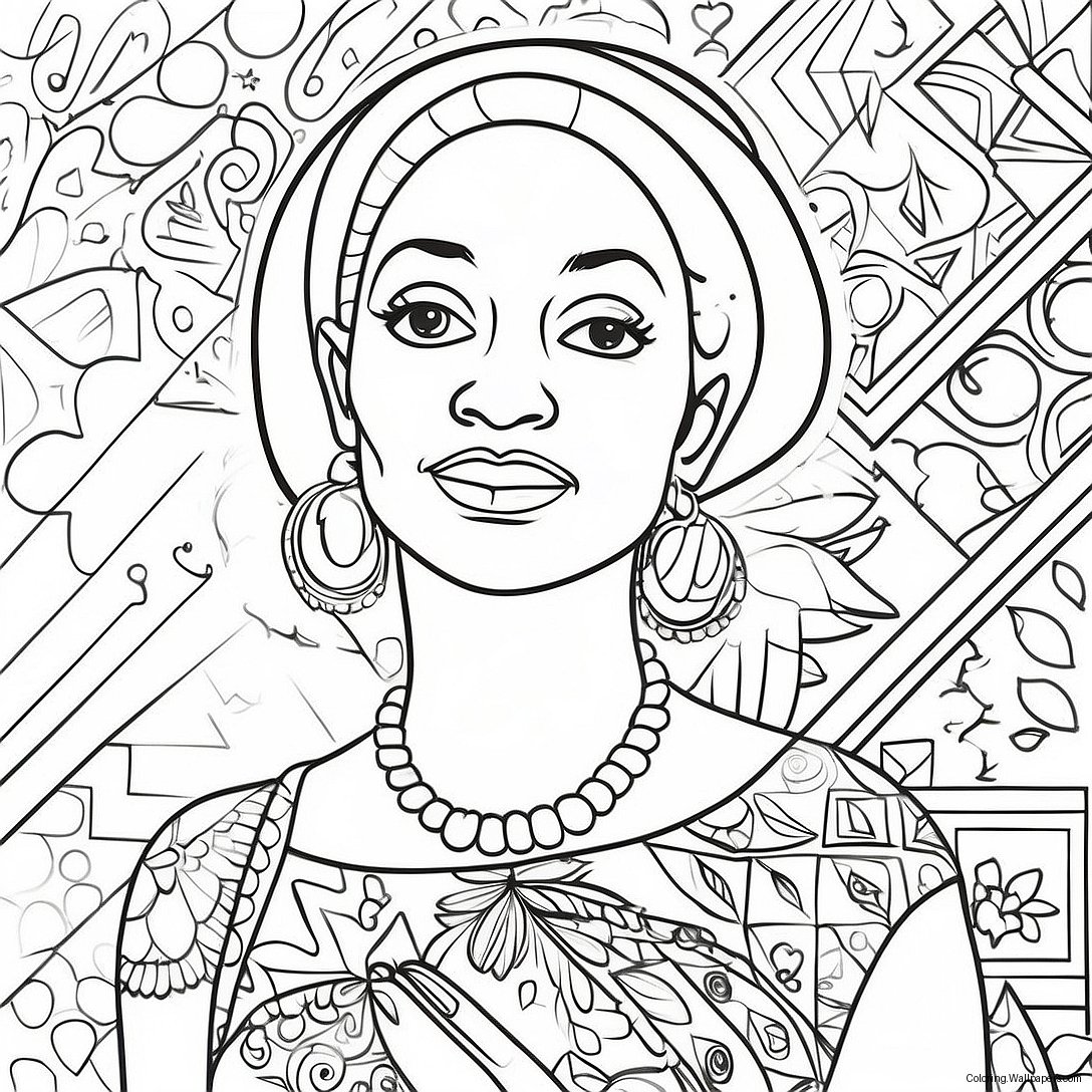 Faith Ringgold Coloring Page 49581