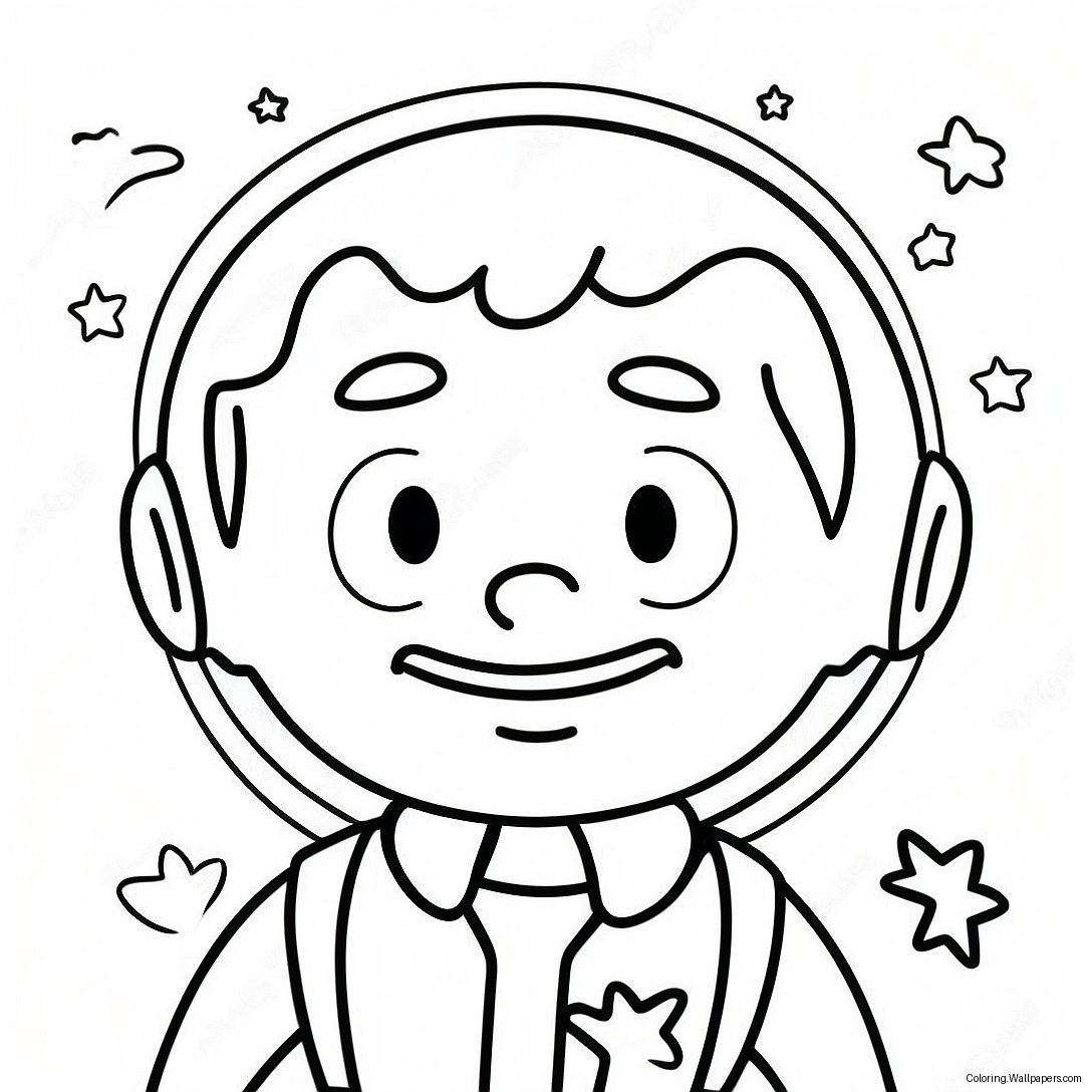 Kleurplaat Van Fallout Vault Boy 8270