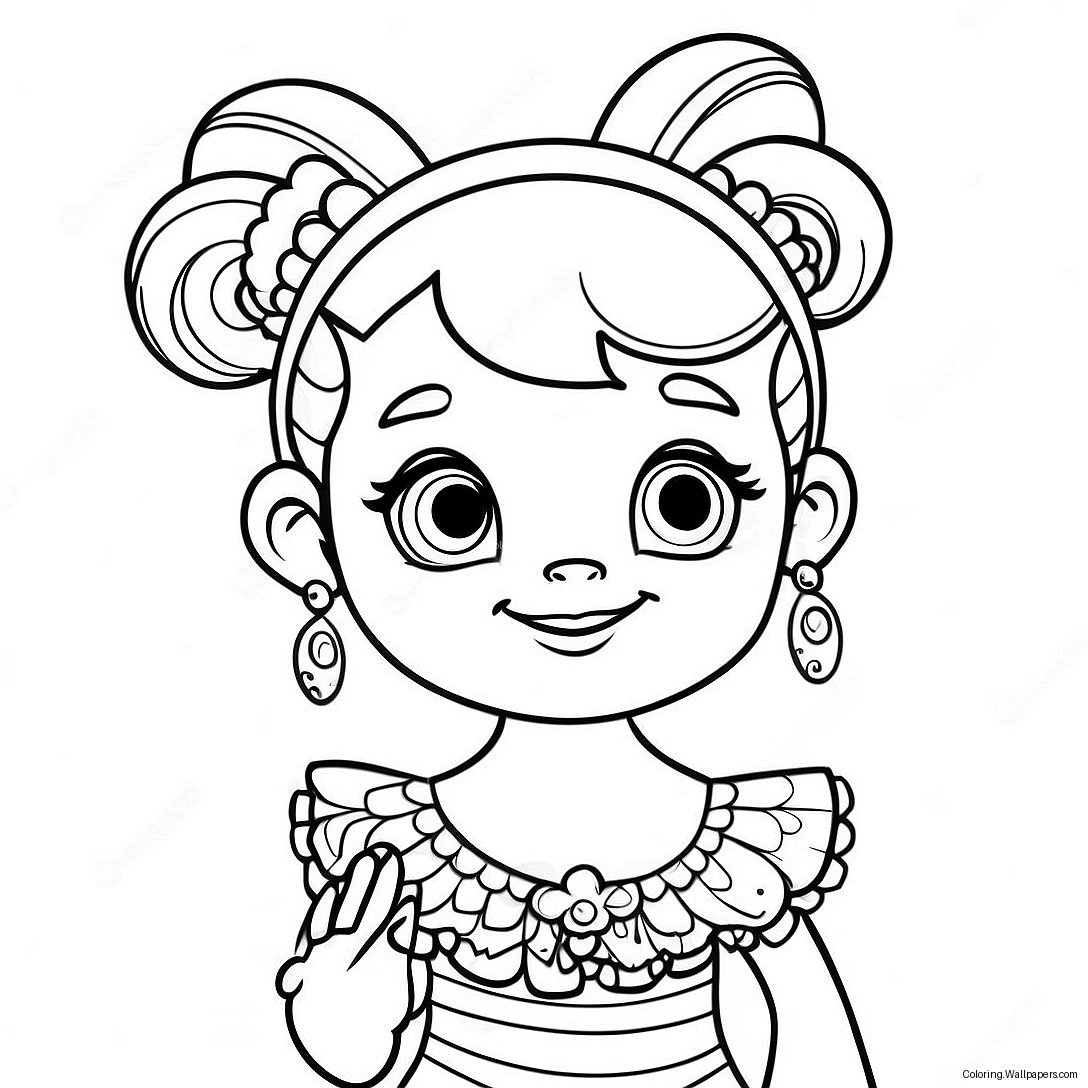 Fancy Nancy Coloring Page 3293