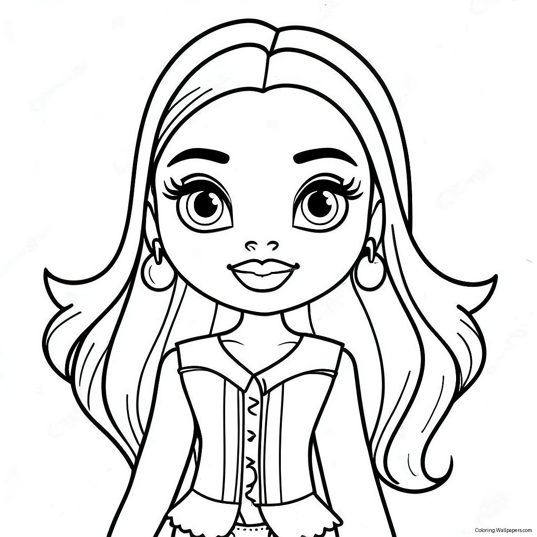 Página Para Colorear De Bratz De Moda 16510