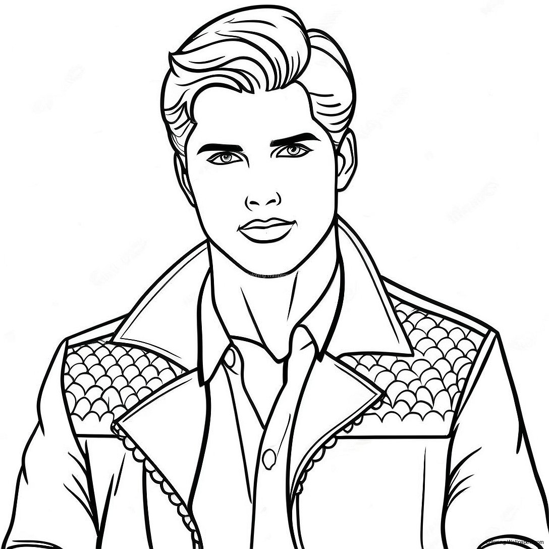 Fashionable Ken Coloring Page 15037