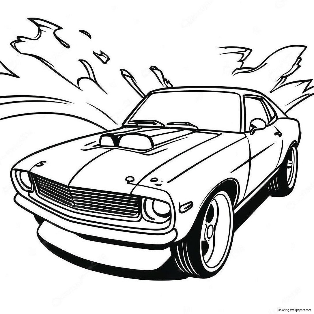 Fast And Furious Car Coloring Page 37327