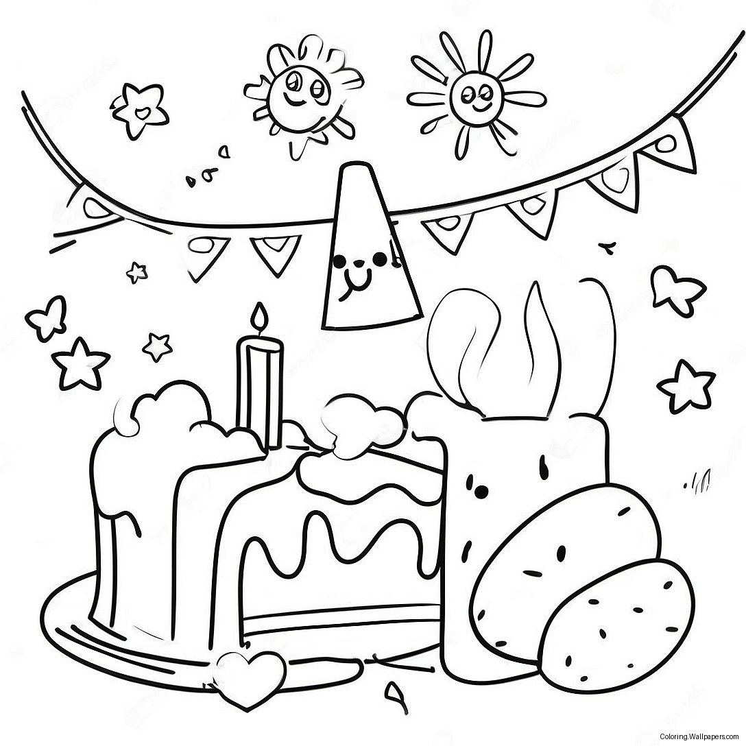 Feliz Cumpleaños Coloring Page 41092