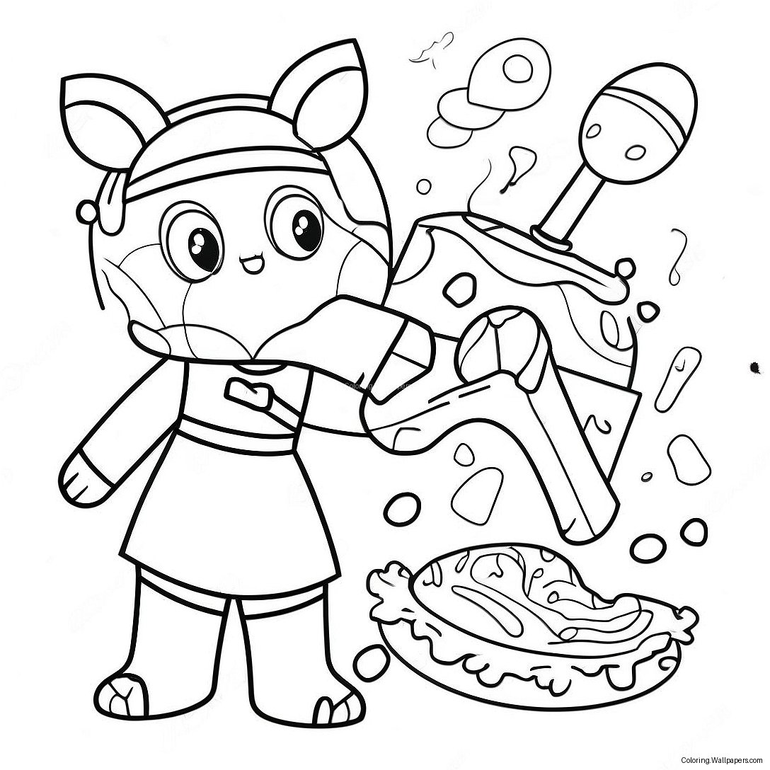 Felt Coloring Page For Kids 2885