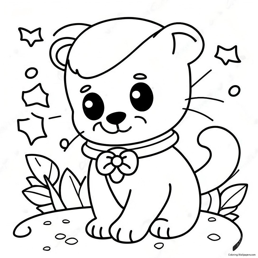 Felt Coloring Page For Kids 2886