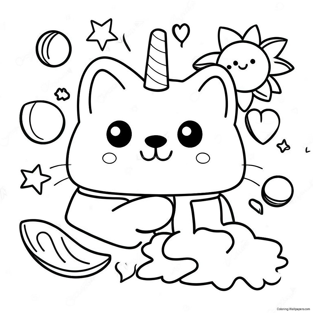 Felt Coloring Page For Kids 2887