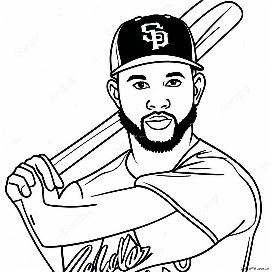 Fernando Tatis Jr Coloring Page 20924