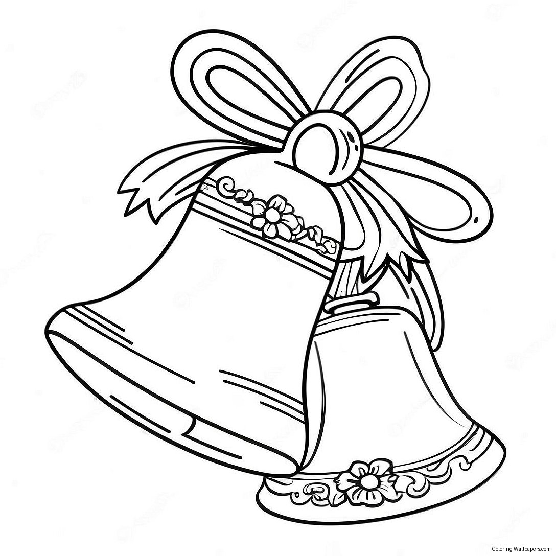 Festive Bell Coloring Page 14473