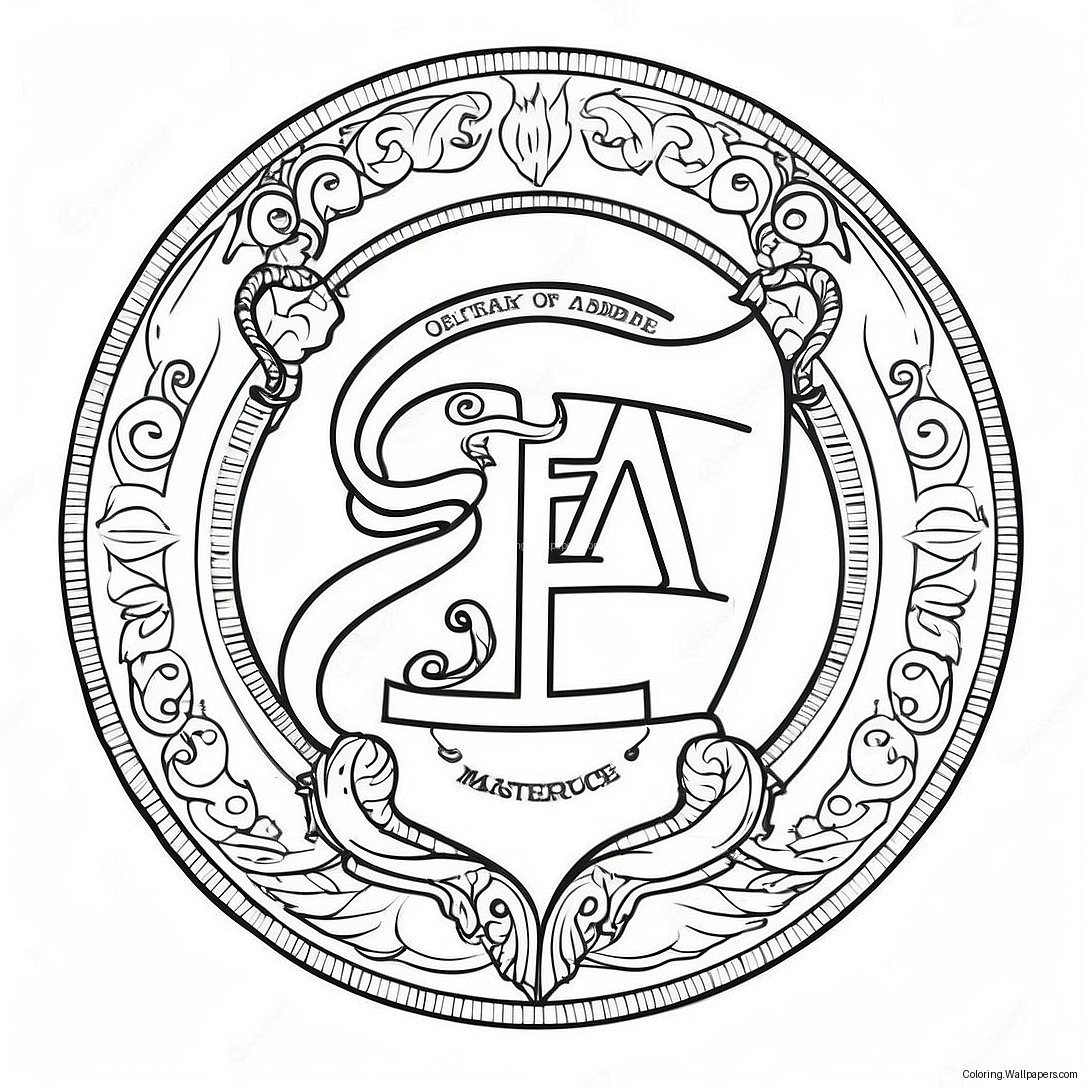 Ffa Logo Coloring Page 12550