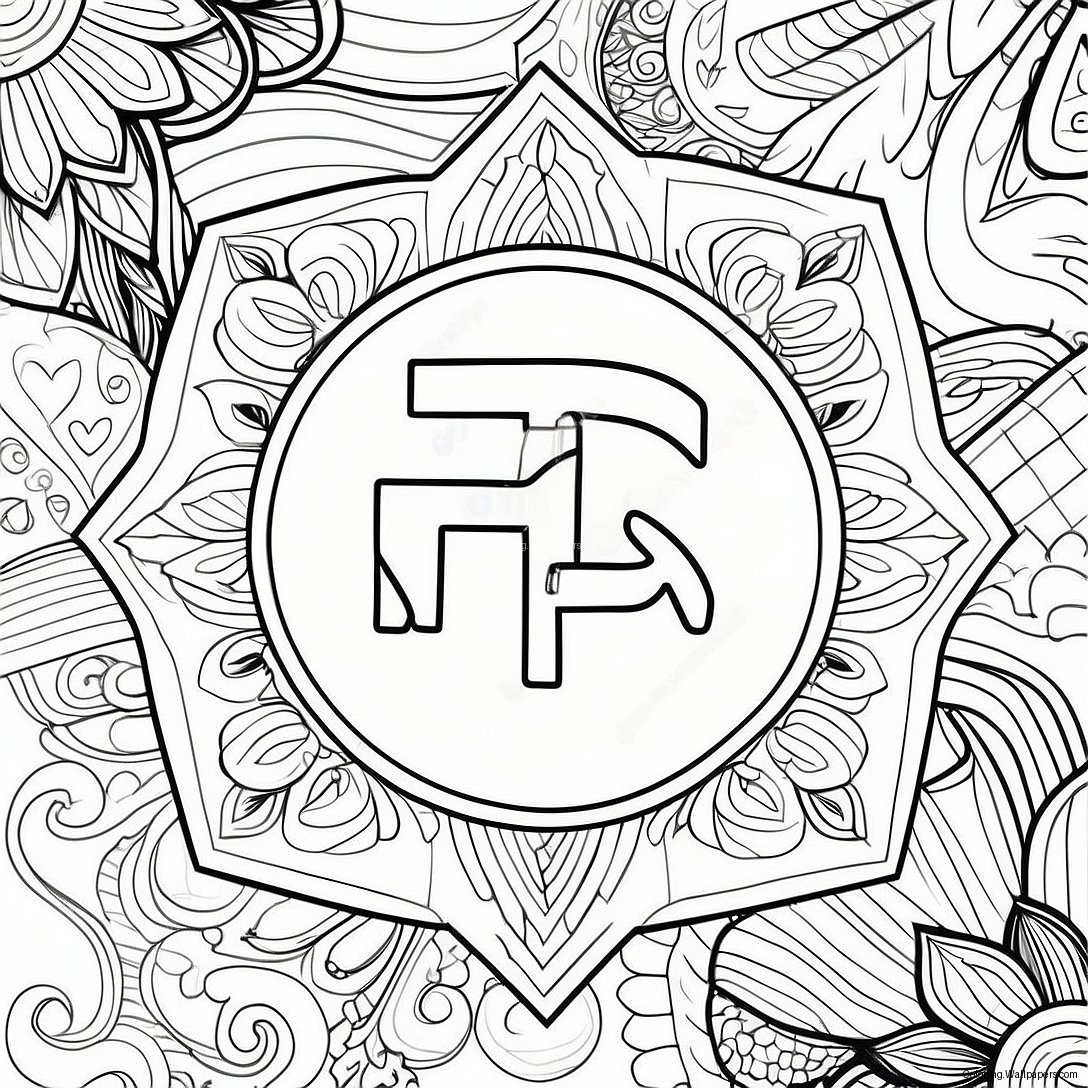 Ffa Logo Coloring Page 12551