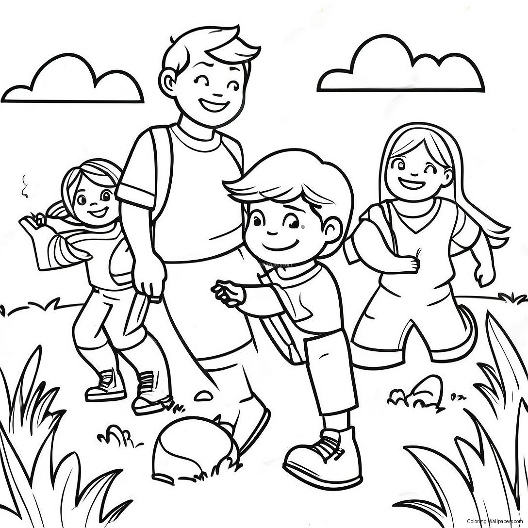 Field Day Fun Activities Coloring Page 26233