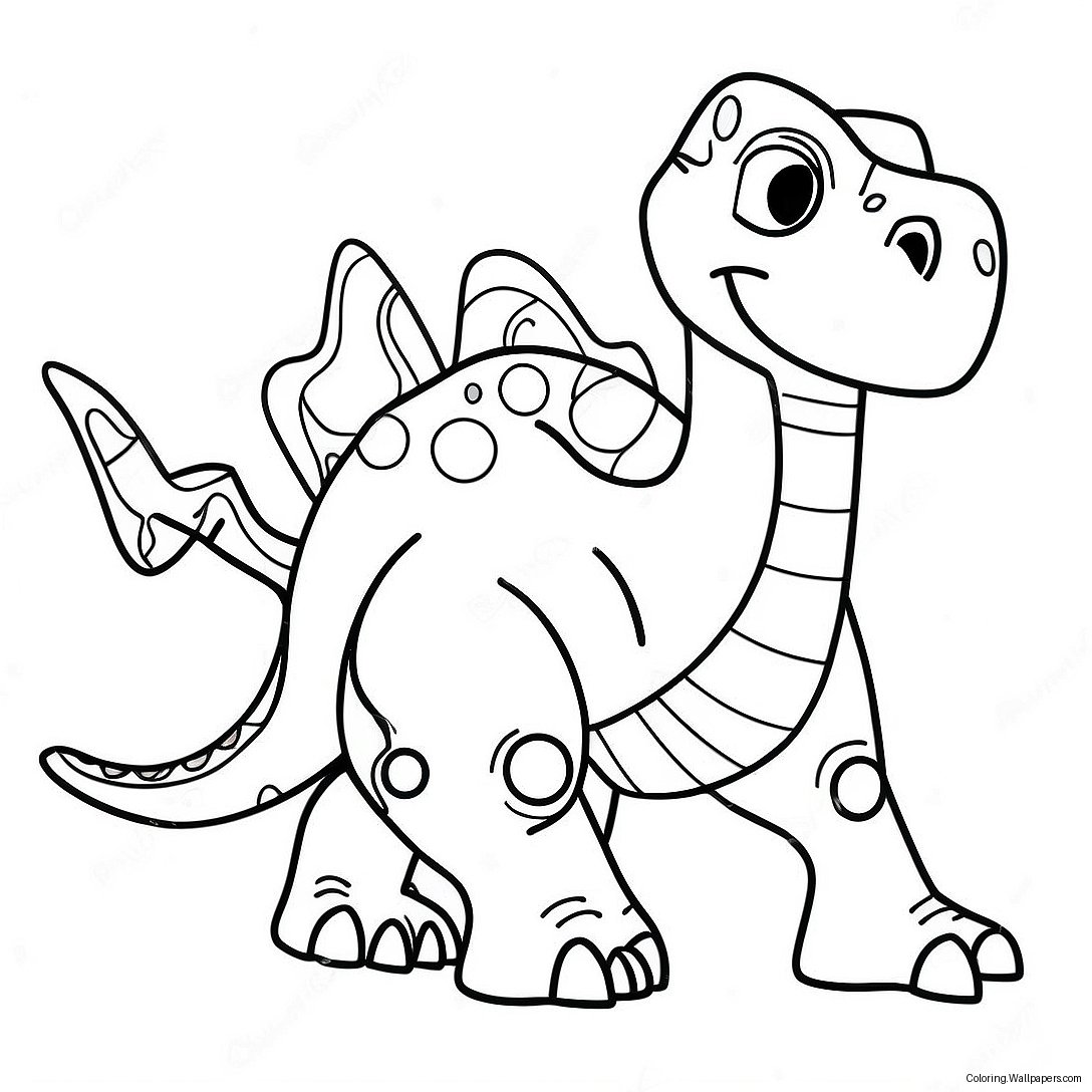 Fierce Robot Dinosaur Coloring Page 49779