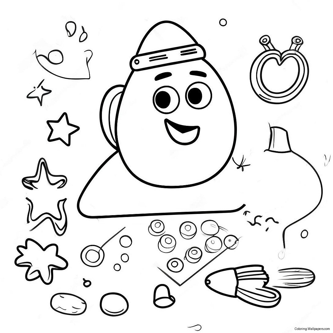 Fine Motor Skills Coloring Page 51390