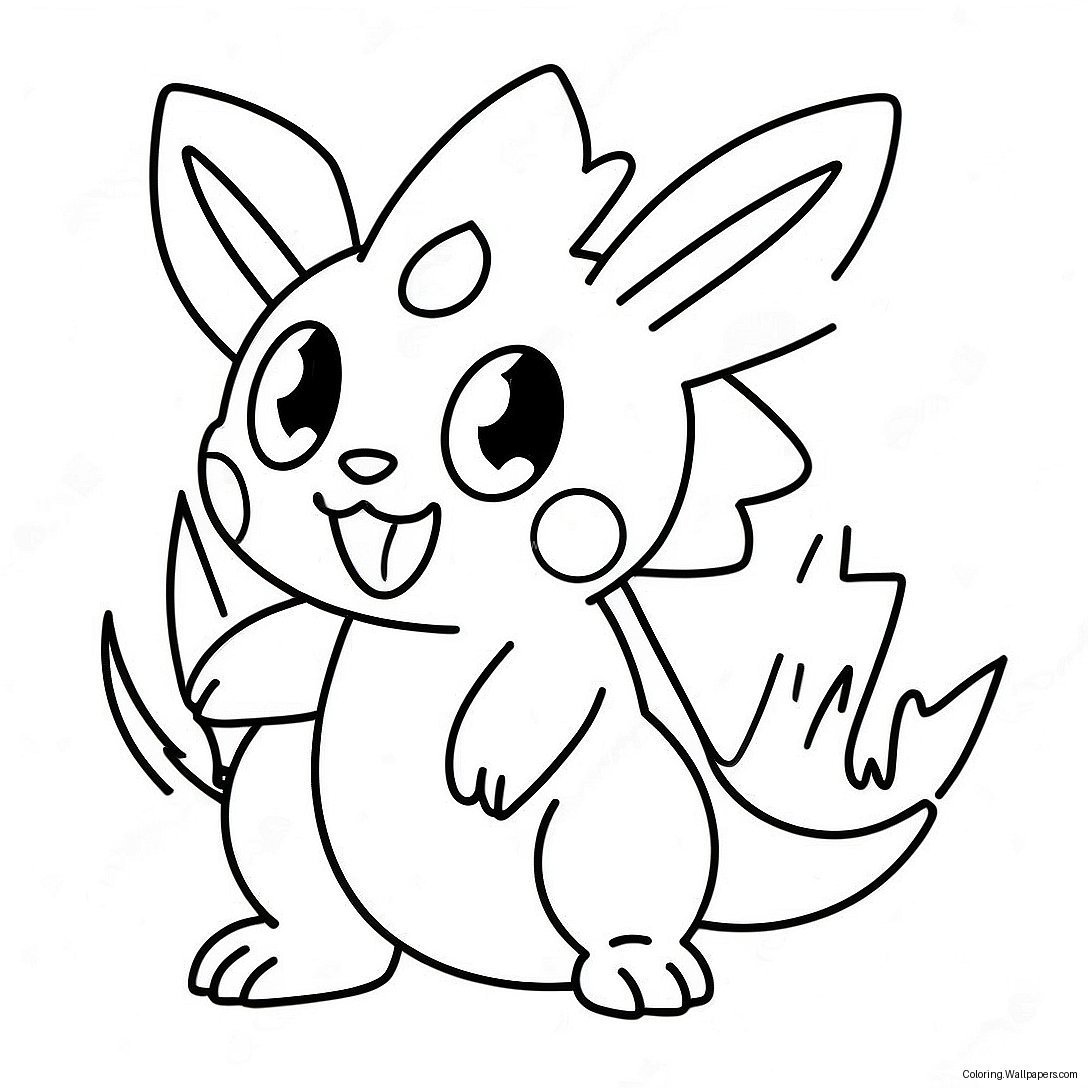 Fire Type Pokemon Coloring Page 31153