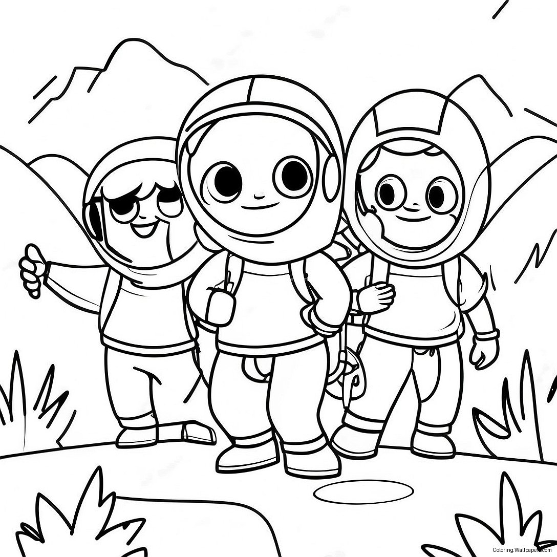 Firebuds Team Adventure Coloring Page 55227