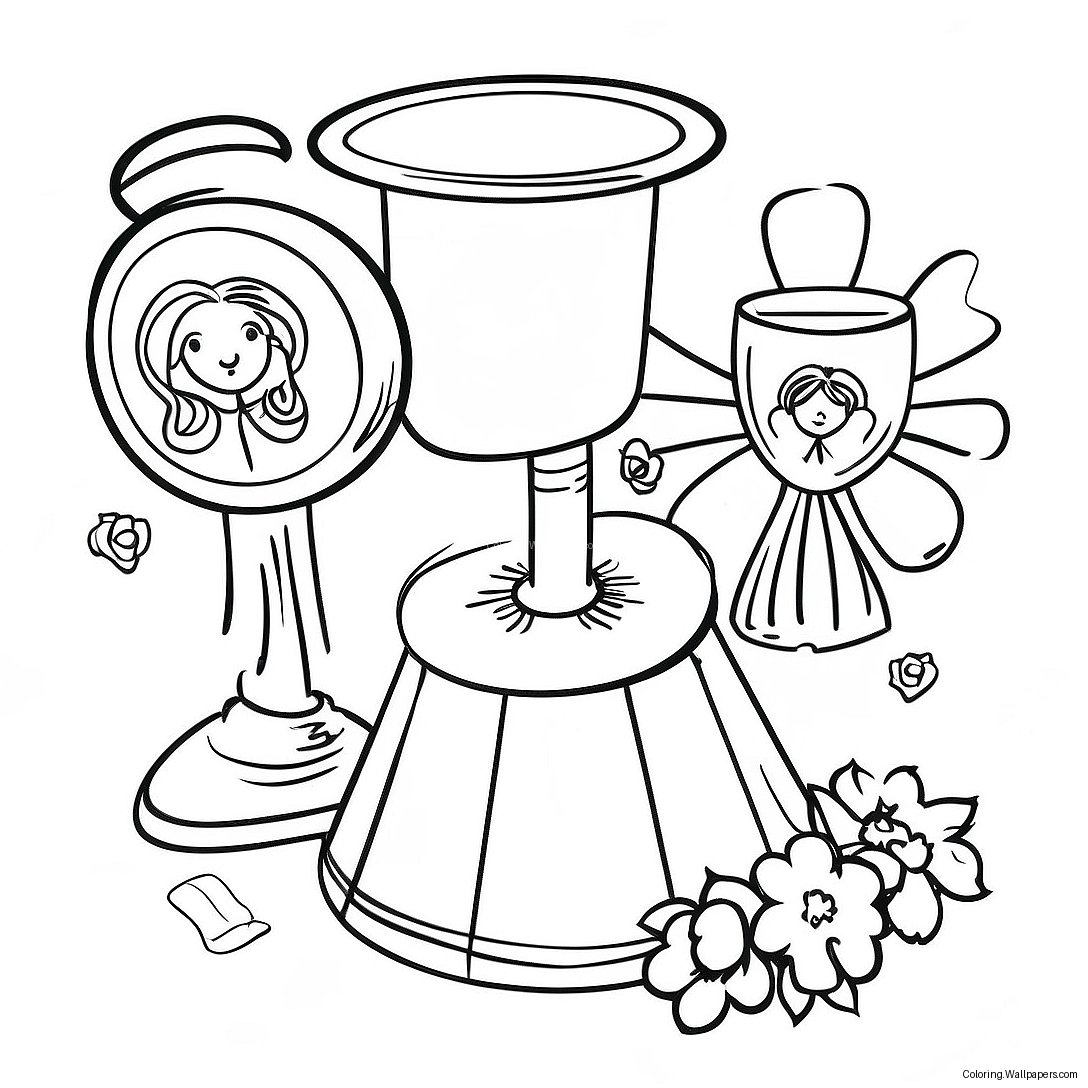 First Communion Coloring Page 22588