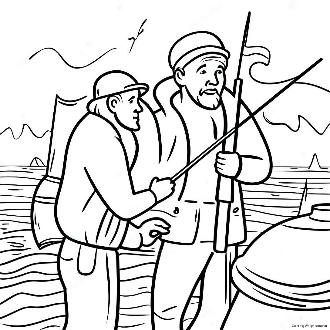 Fishers Of Men Coloring Page 49391