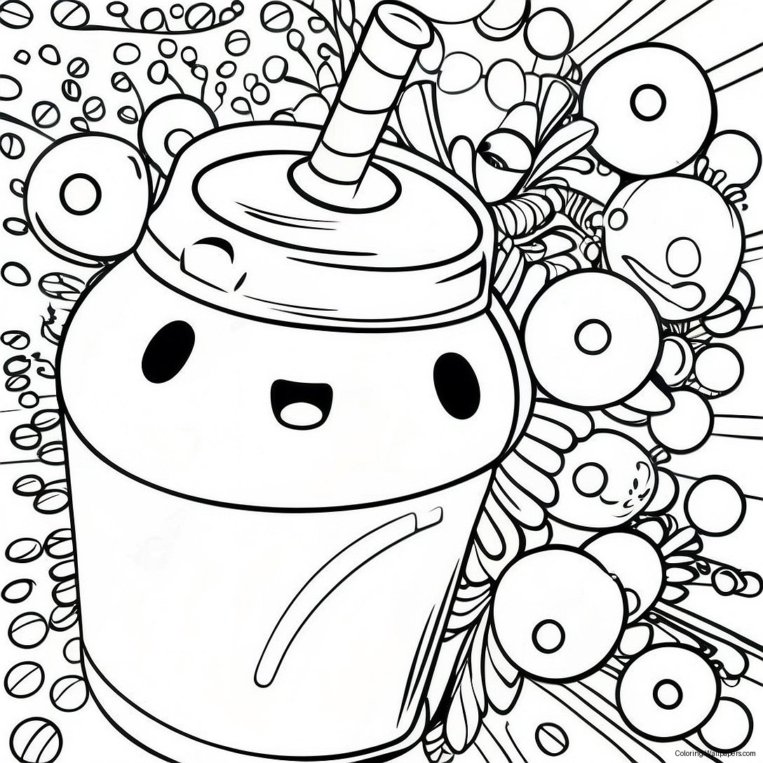 Fizzy Soda Can Coloring Page 18056