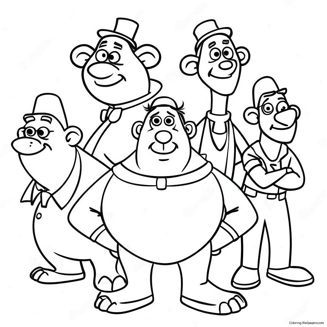 Flushed Away Movie Characters Coloring Page 53737