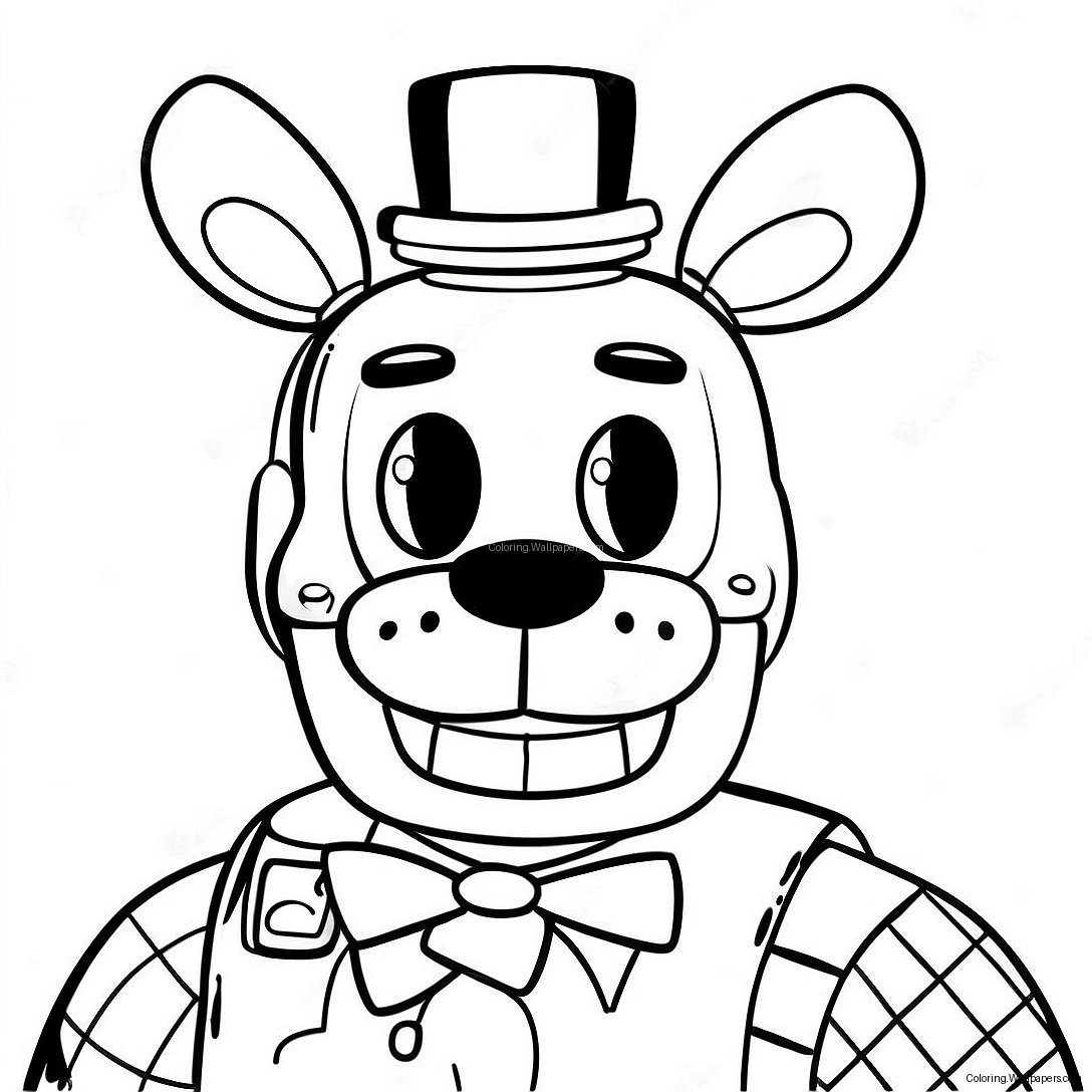 หน้าระบายสี Fnaf เลฟตี้ 54666