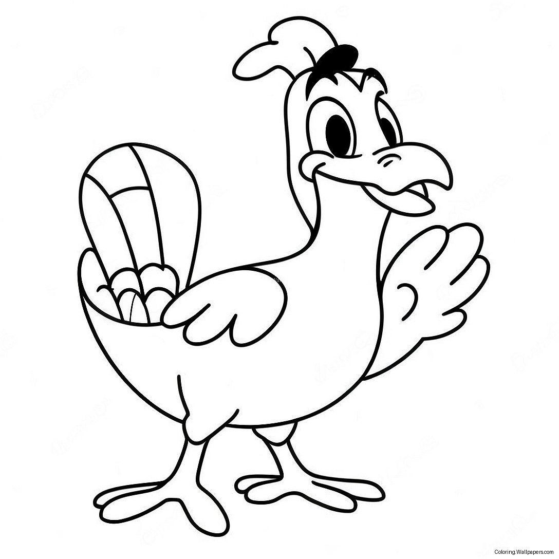 Foghorn Leghorn In A Funny Pose Coloring Page 43334