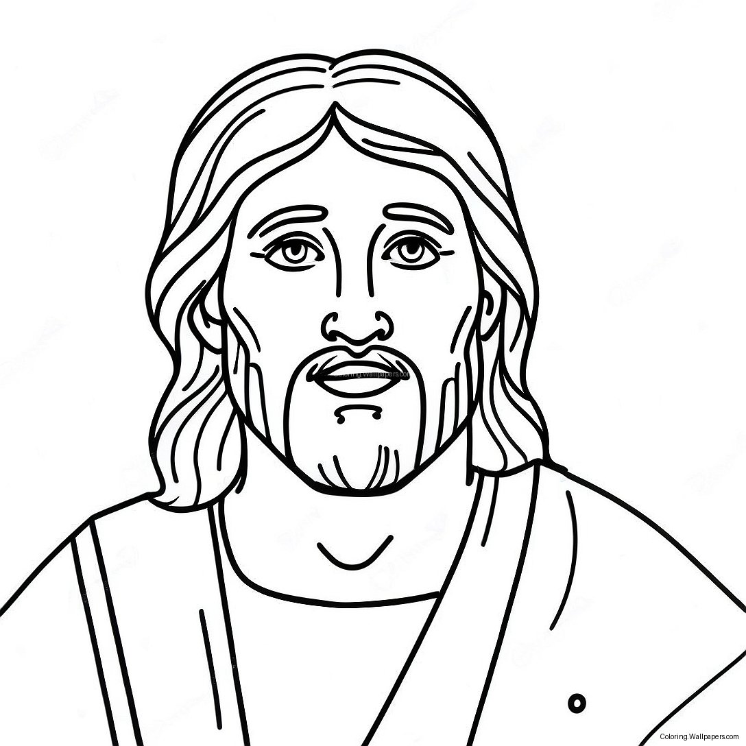 Follow Jesus Coloring Page 39098