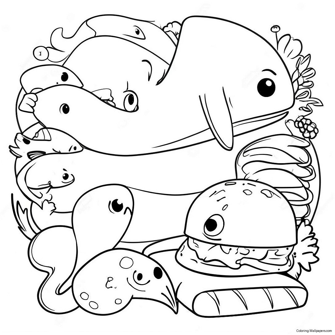 Food Chain Coloring Page 21210