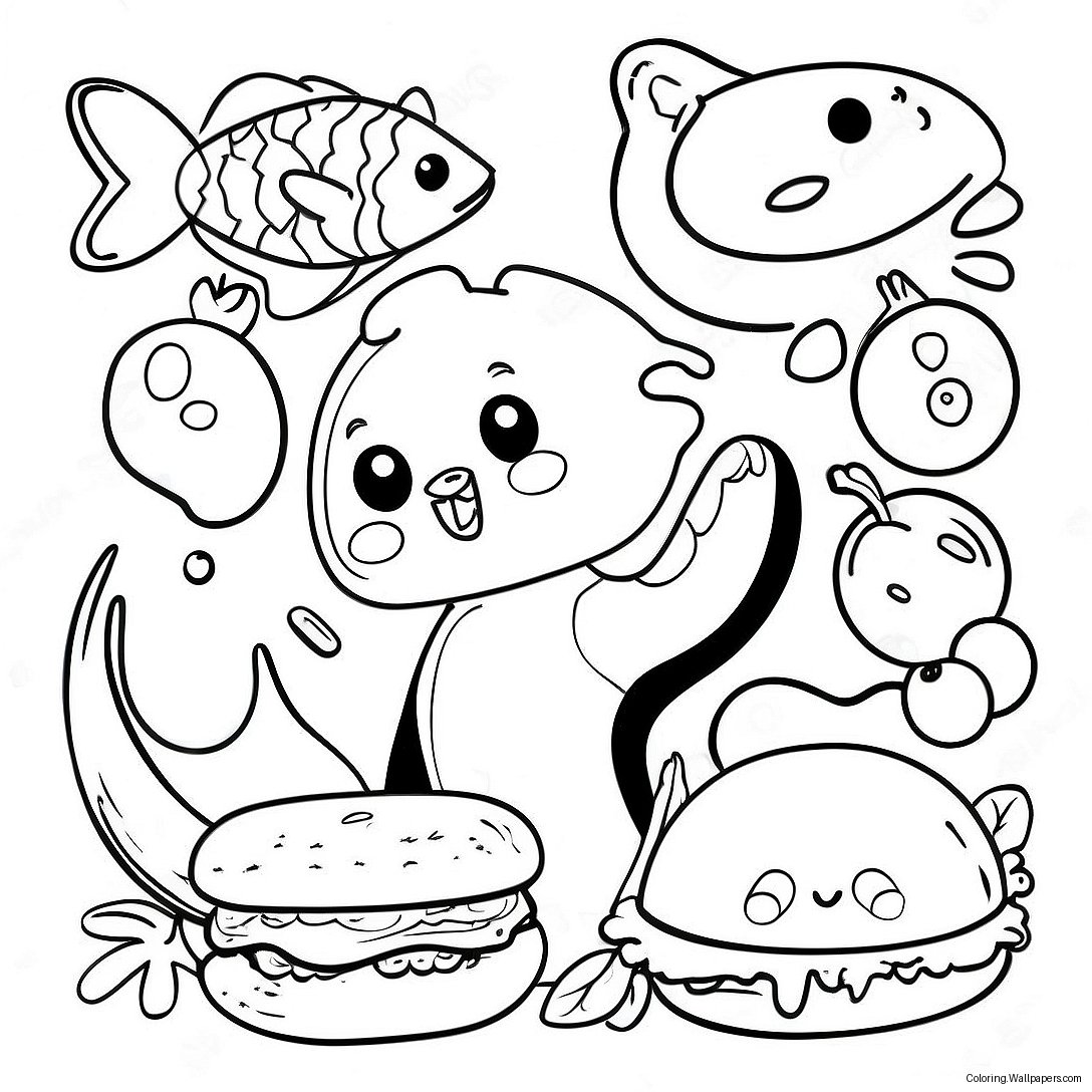 Food Chain Coloring Page 21212