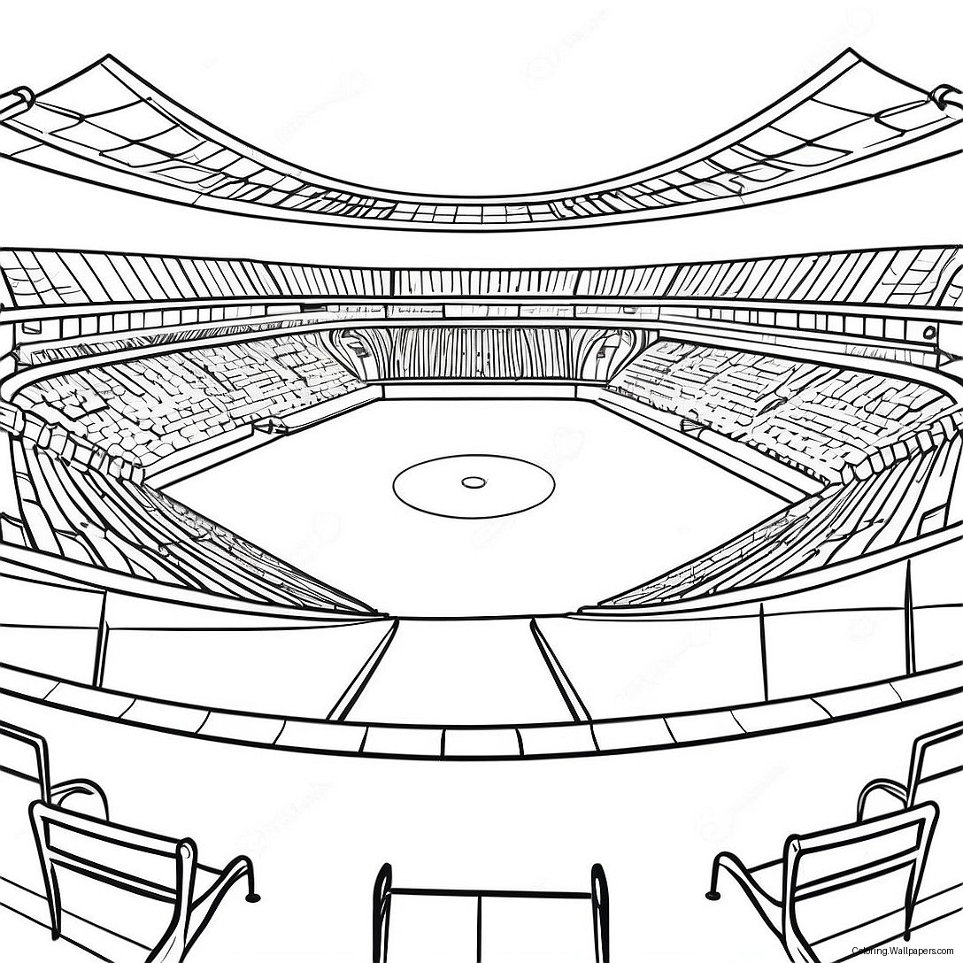 Pagina Da Colorare Dello Stadio Di Calcio 37670