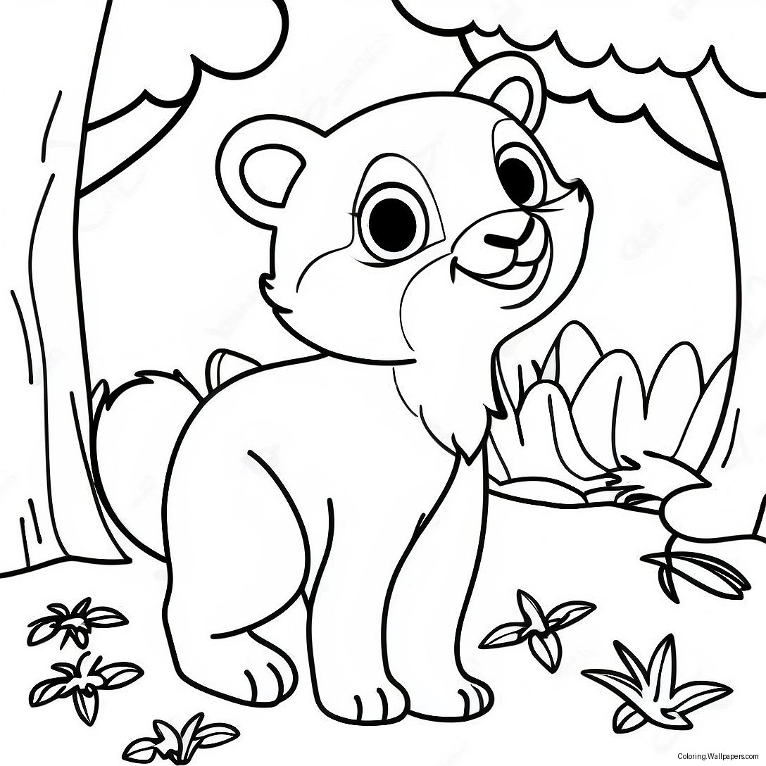 Forest Animals Coloring Page 12534