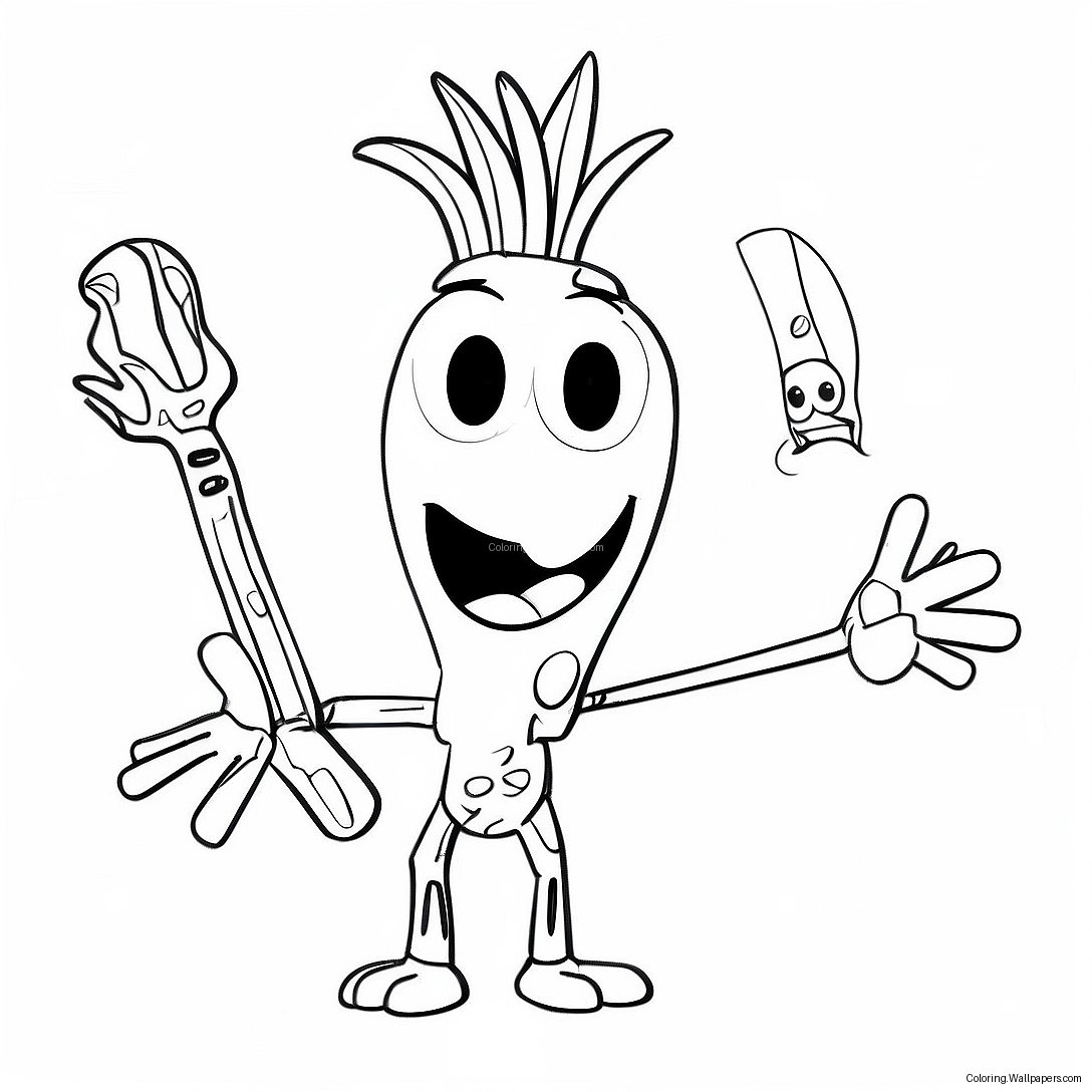 Forky Färgläggningssida 19110