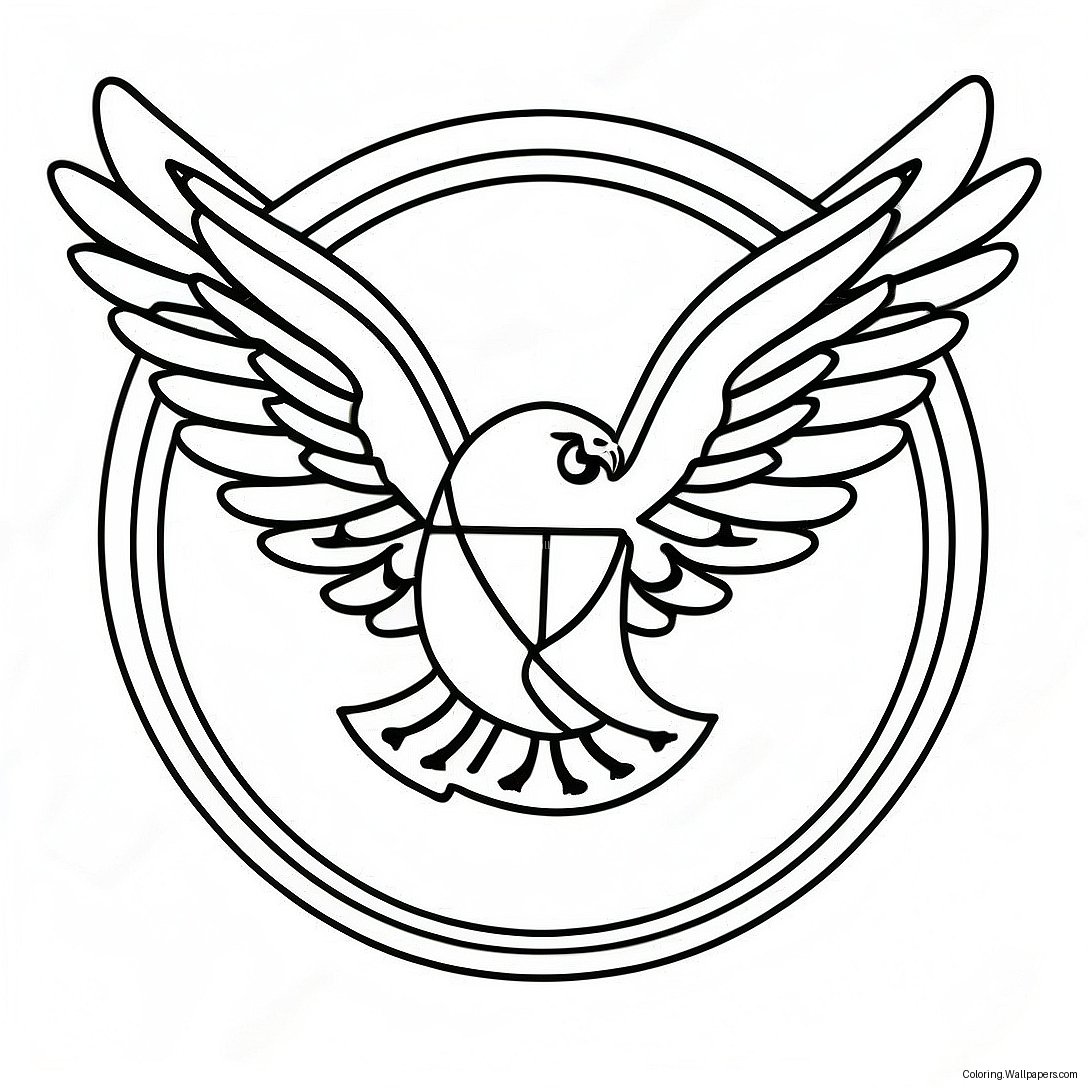 Fourth Wing Logo Coloring Page 20461