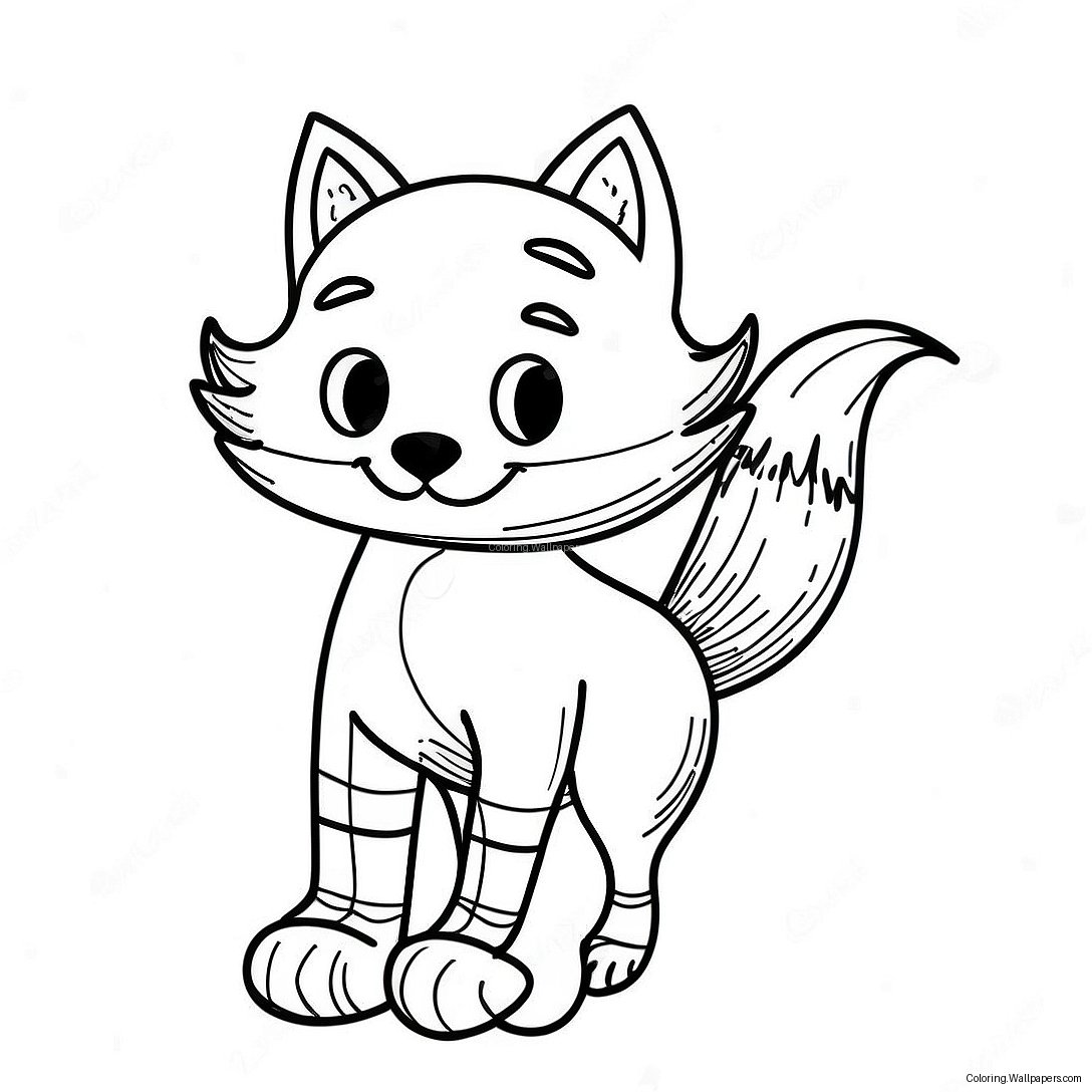 Fox In Socks Coloring Page 37446