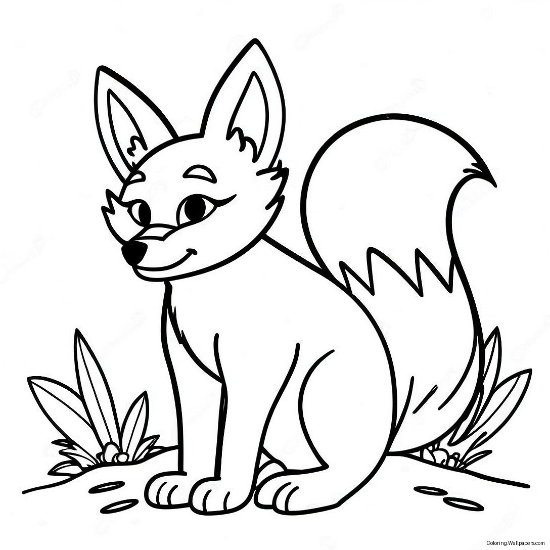 Foxy Coloring Page 22674