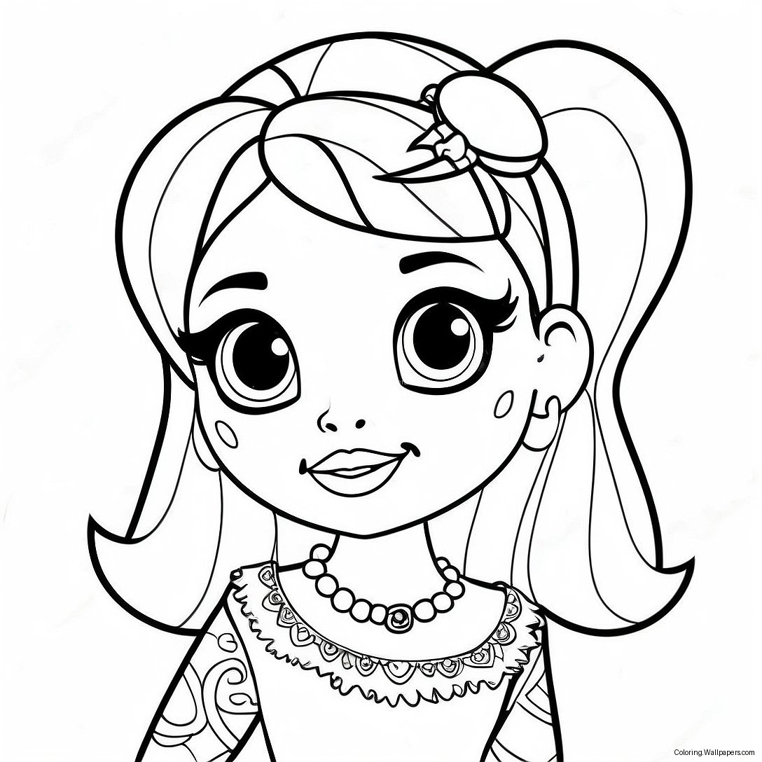 Frankie Monster High Coloring Page 27304