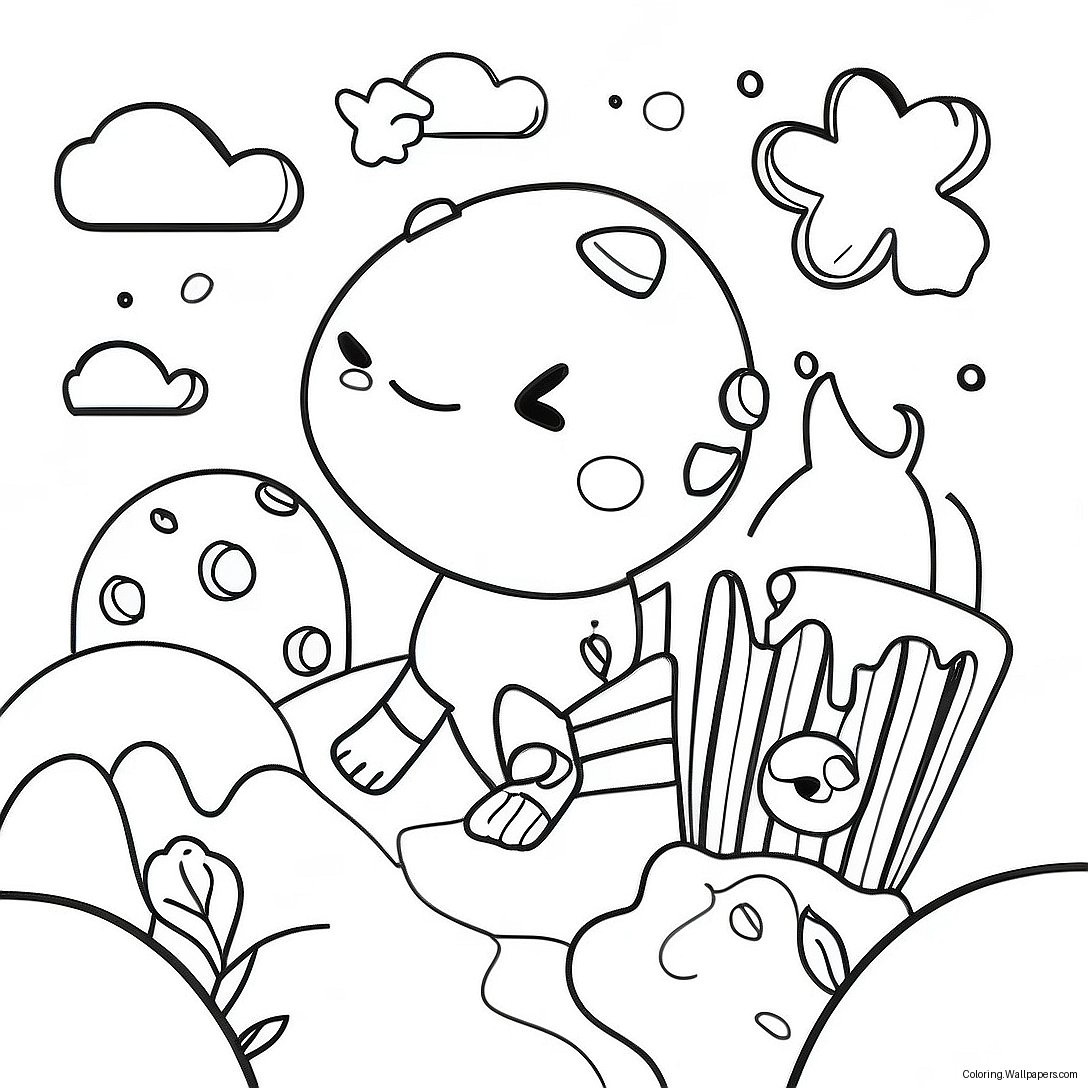 Friday Fun Coloring Page 1831