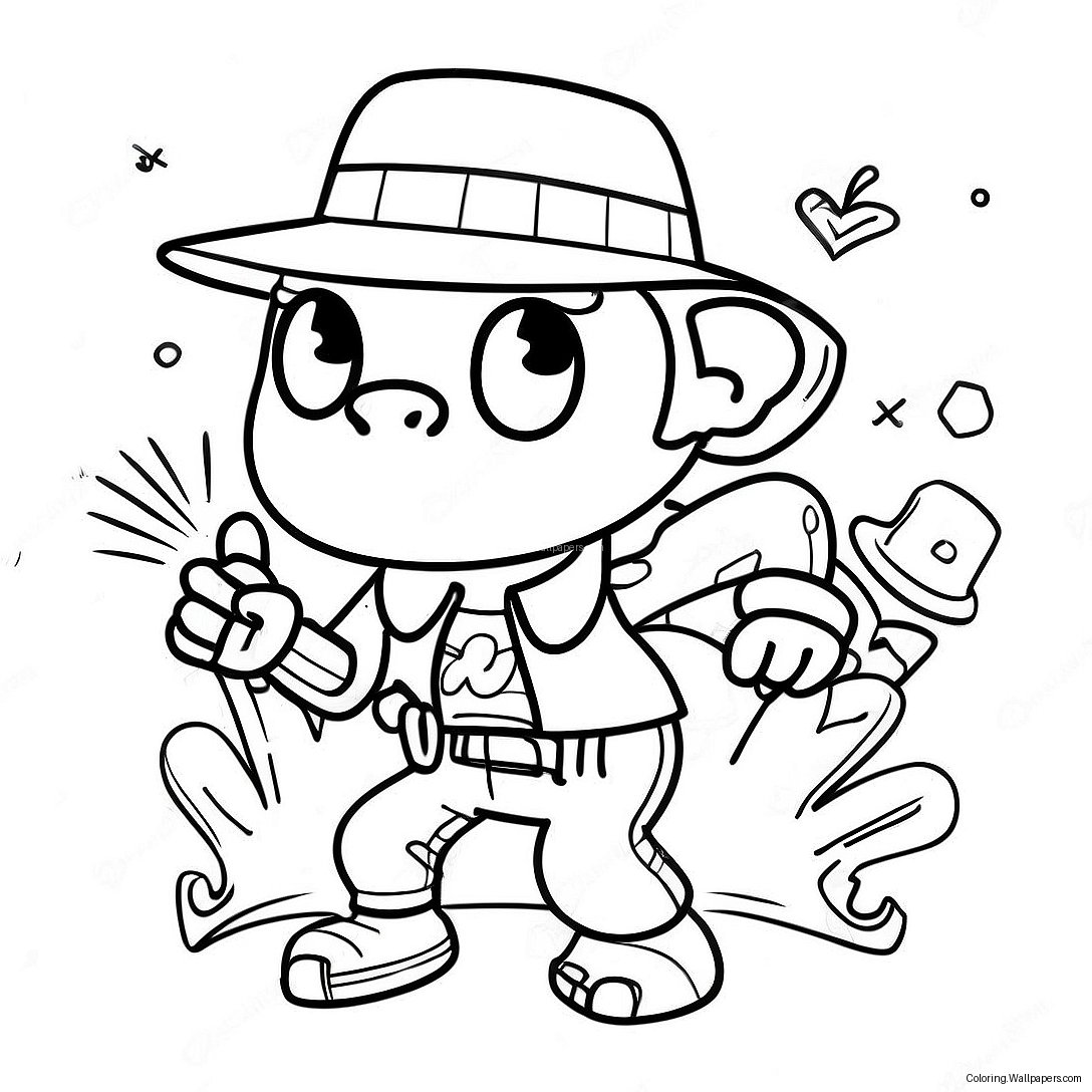 Friday Night Funkin Coloring Page 19304