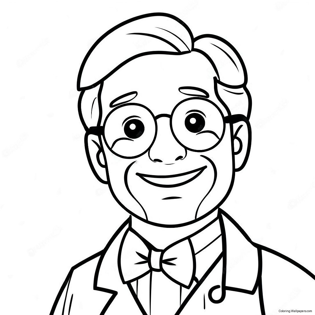 Friendly Doctor Coloring Page 11741