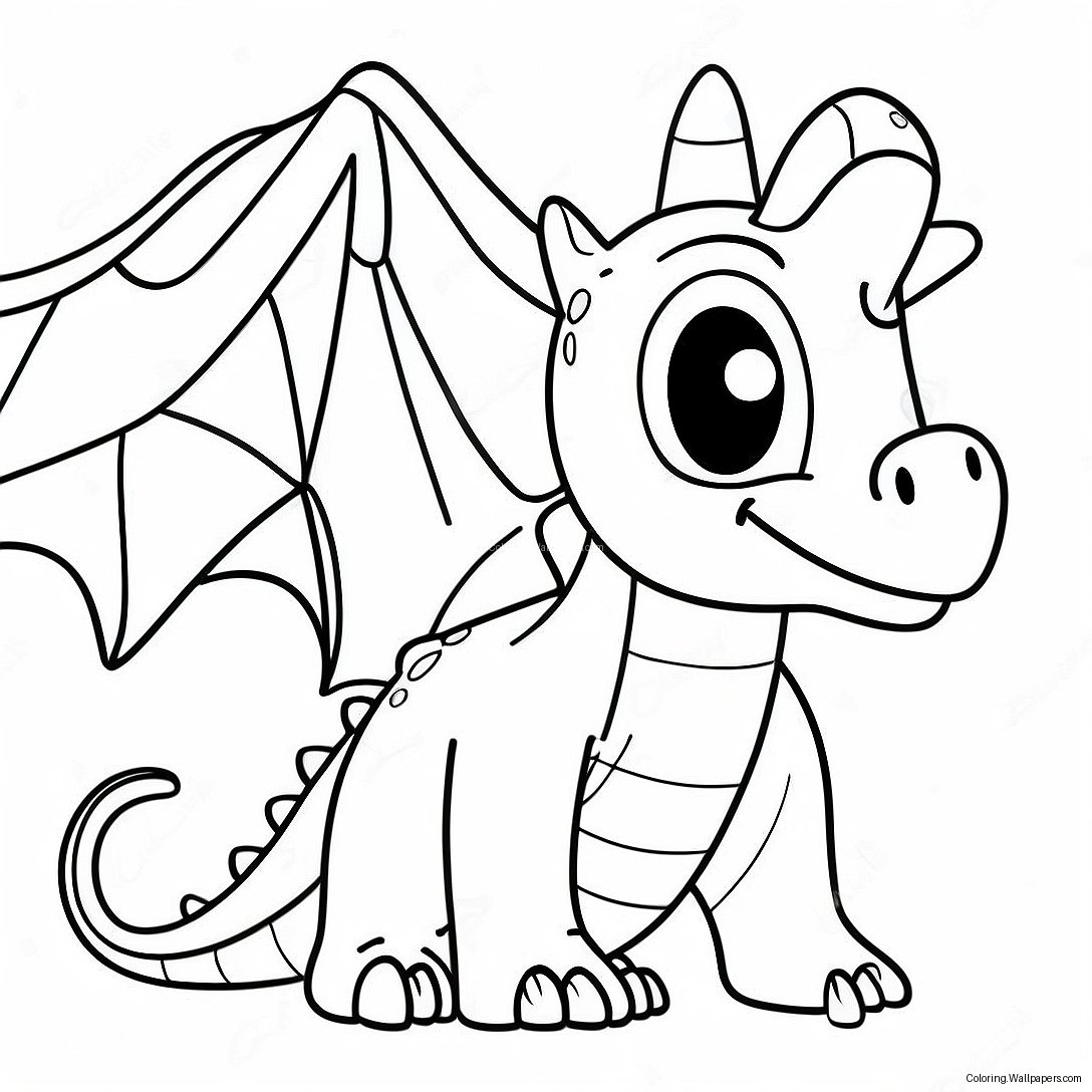 Friendly Pete The Dragon Coloring Page 54454