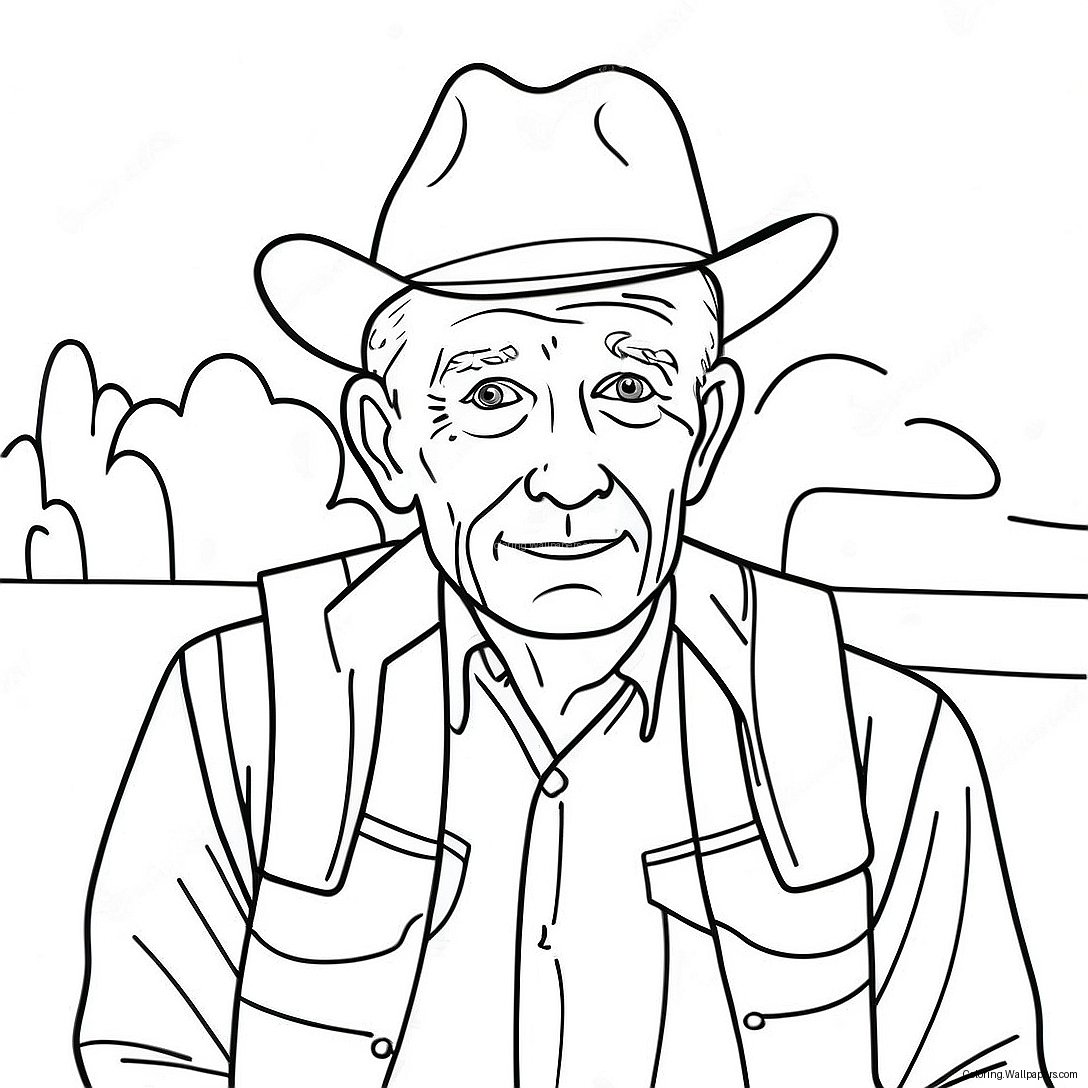 Friendly Stranger Coloring Page 39461