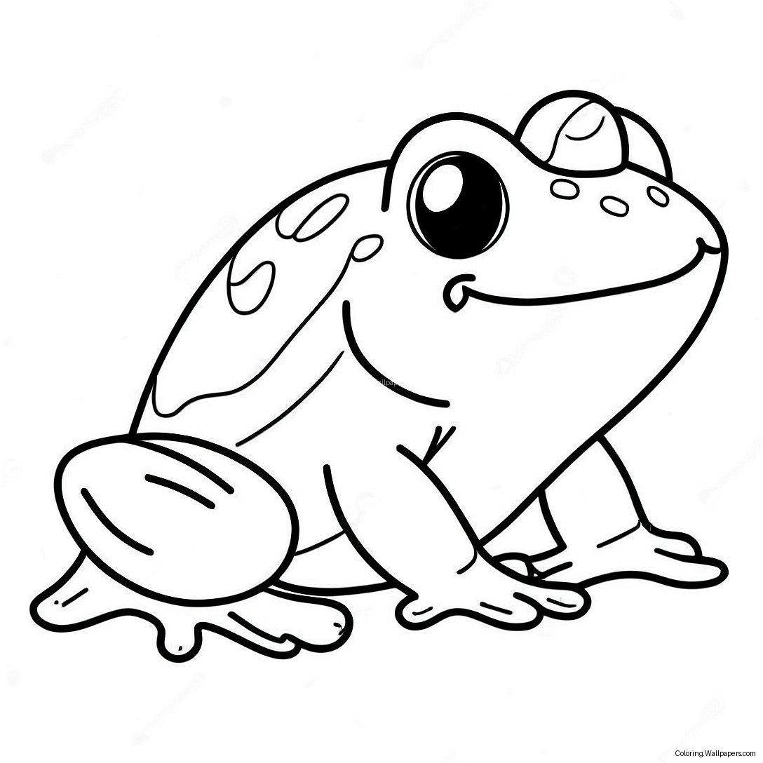 Frog And Toad Coloring Page 12919