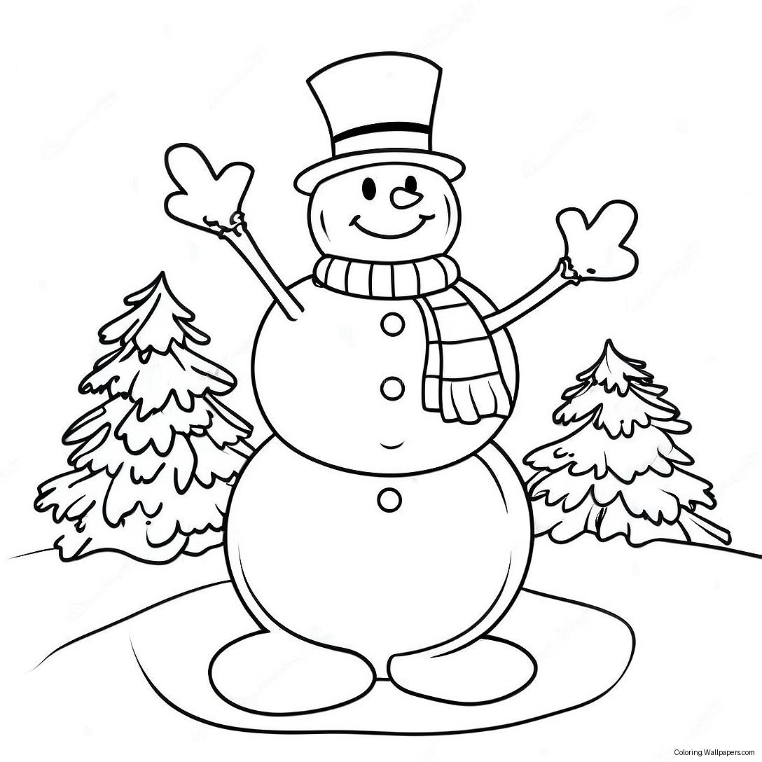 Frosty The Snowman Farvelægningsside 34474