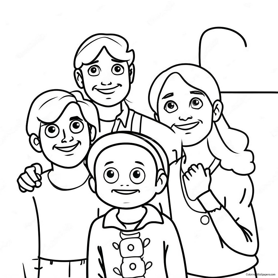 Full House Characters Coloring Page 42349