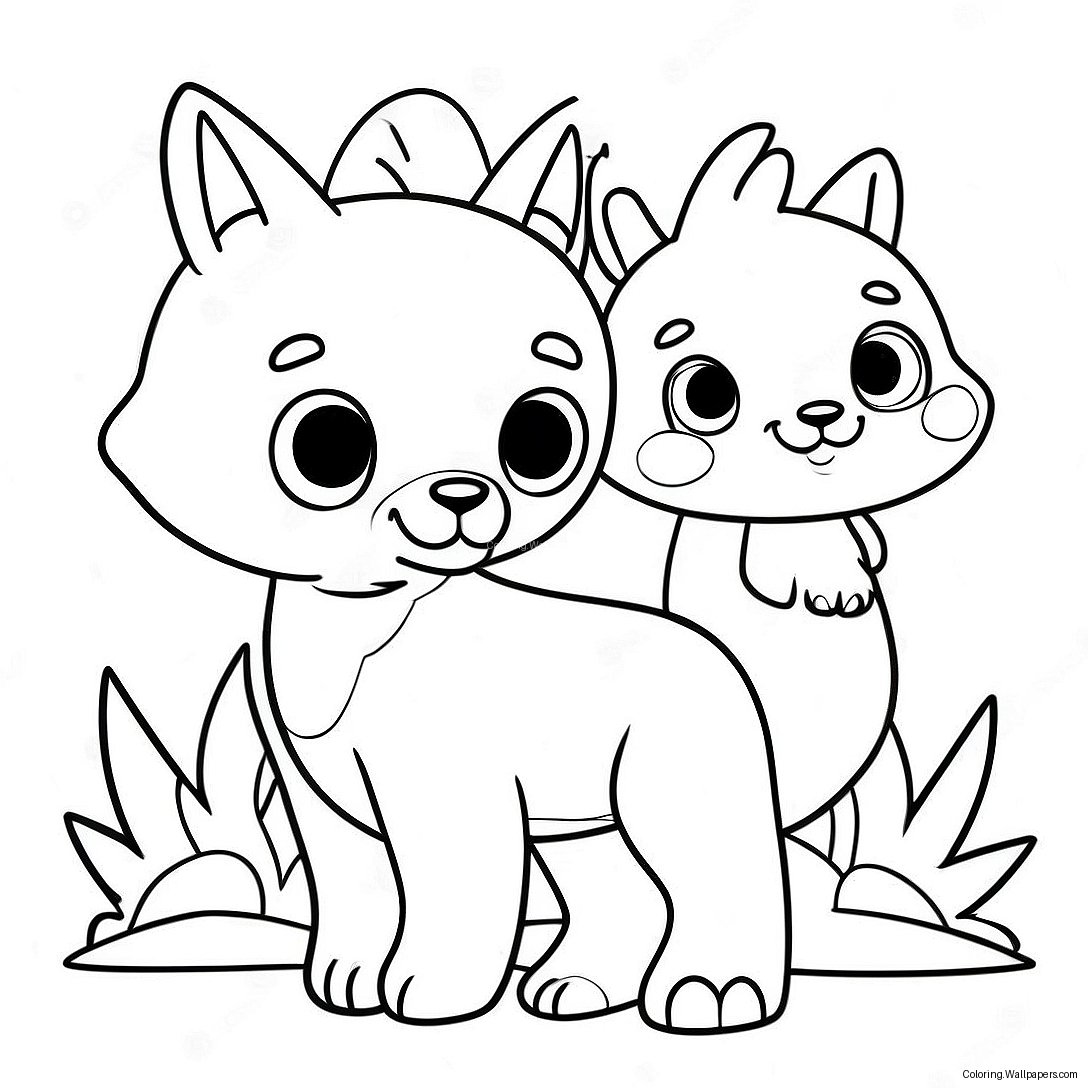 Páginas Para Colorir De Animais Divertidos 42677