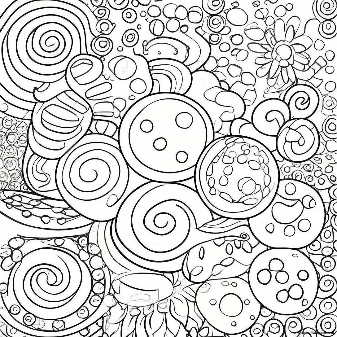 Fun Bingo Dauber Patterns Coloring Page 46996